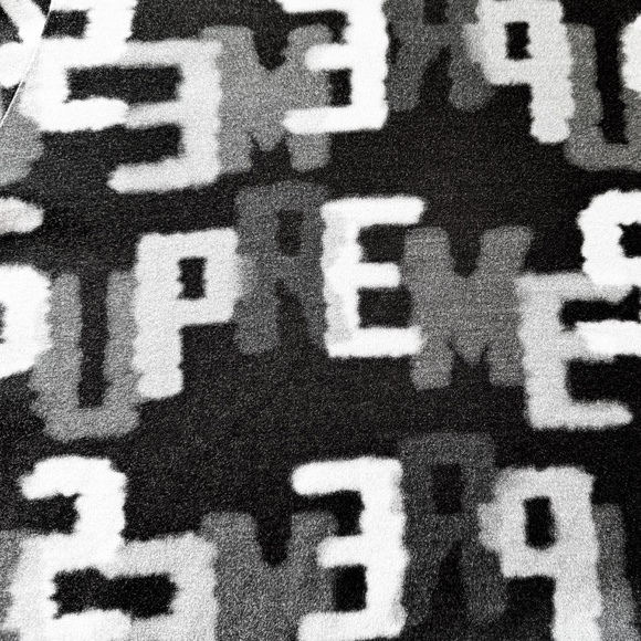 Supreme Letters L/S Top Black Men’s Size Medium Crewneck Long Sleeve Tee SS18 🔥 - Picture 6 of 10